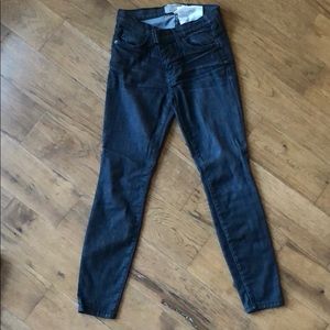 Current Elliott Stiletto in Coal Sz 27